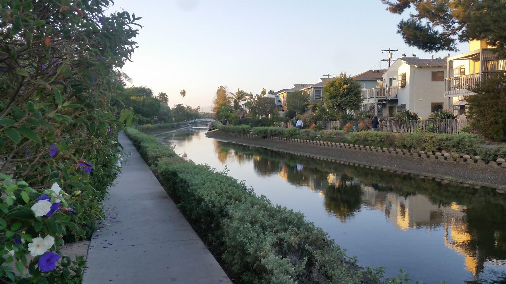 canal neighborhood at venice beach california