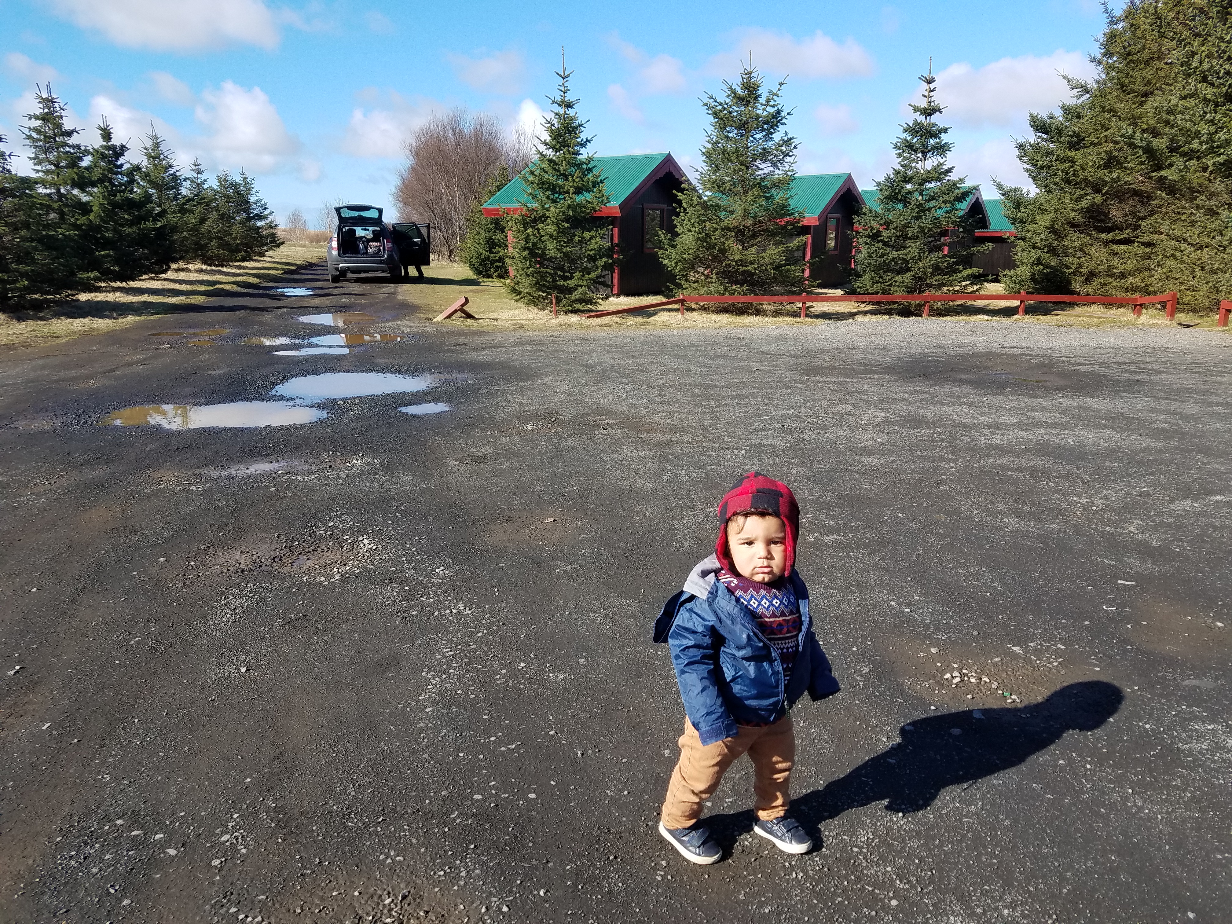 cabin in iceland with toddler