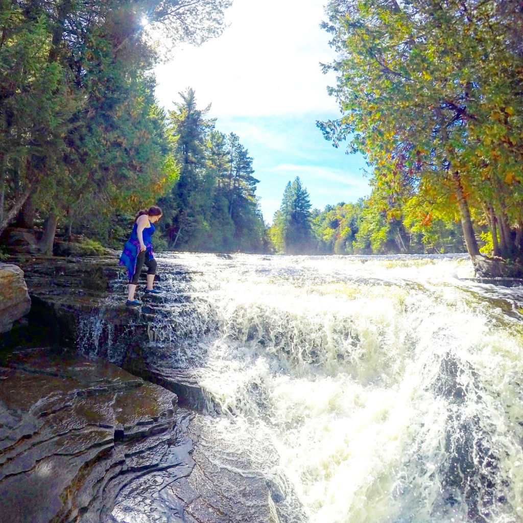 Michigan's Upper Peninsula is lower Tahquamenon Falls walk in paradise