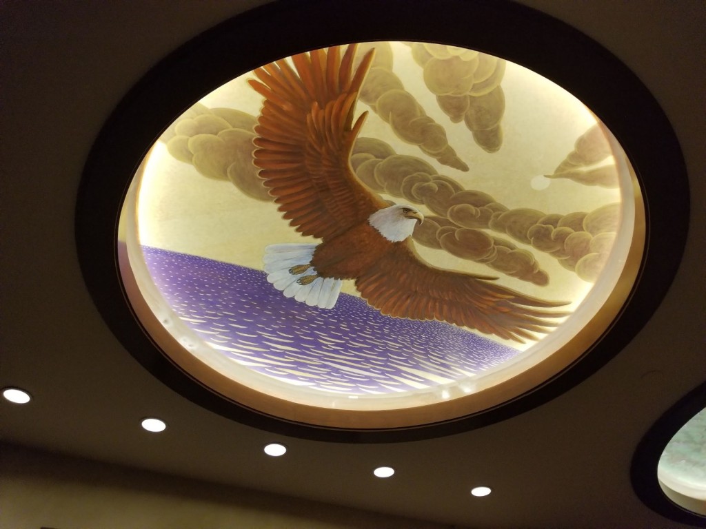 Eagle mural at Soaring Eagle Casino Resort Mt. Pleasant Michigan